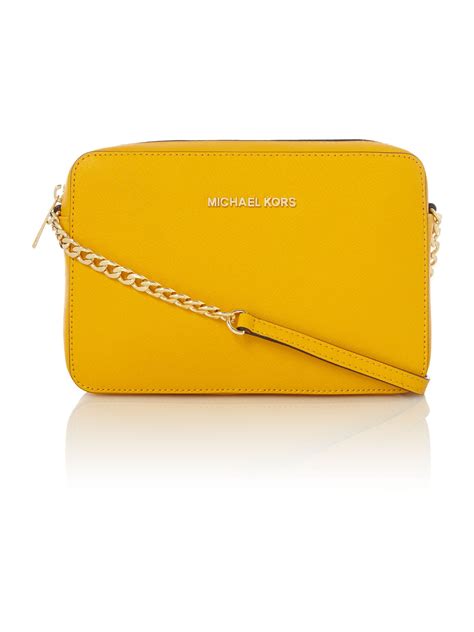 bright yellow michael kors bag|macy's Michael Kors crossbody bags.